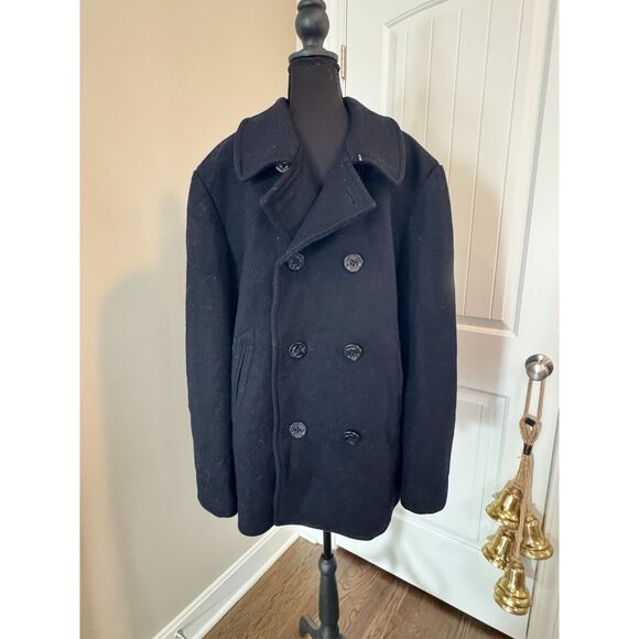 🧥 J.Crew NWOT Men’s Wool Bayswater Peacoat • Nautical Inspired • Size XL ⚓✨ - Picture 4 of 9